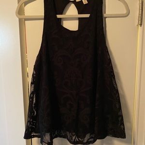 Black Lace Tank